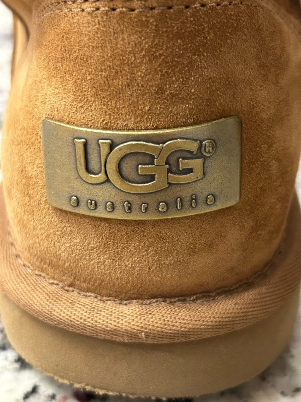 UGG Australia Women’s‎ Leather Sheepskin Sheerling Lined Boots 7 S/N 1890